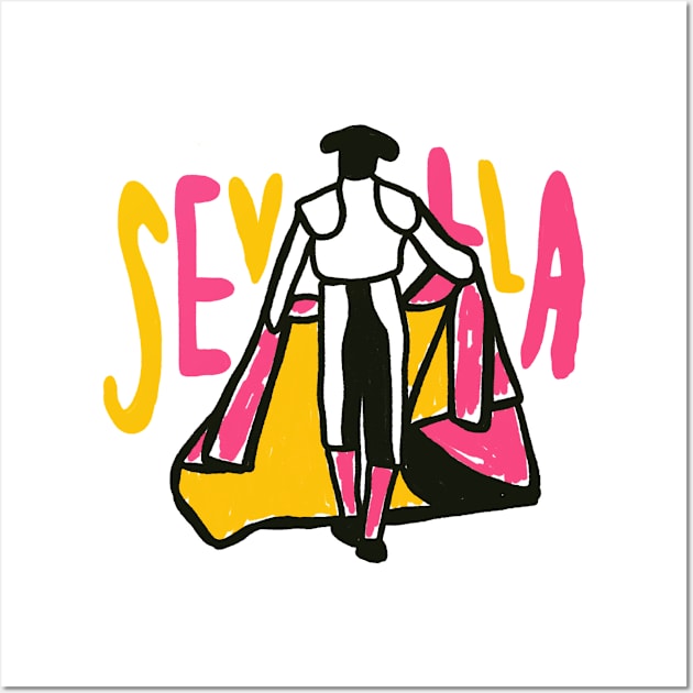 Seville | Bullfighter | Sevilla | Spain | Traditions Wall Art by Tropical Blood